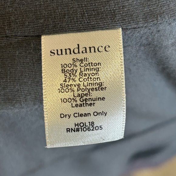 Sundance Riding Style Blazer Jacket with Leather Collar Women's S - Picture 8 of 8